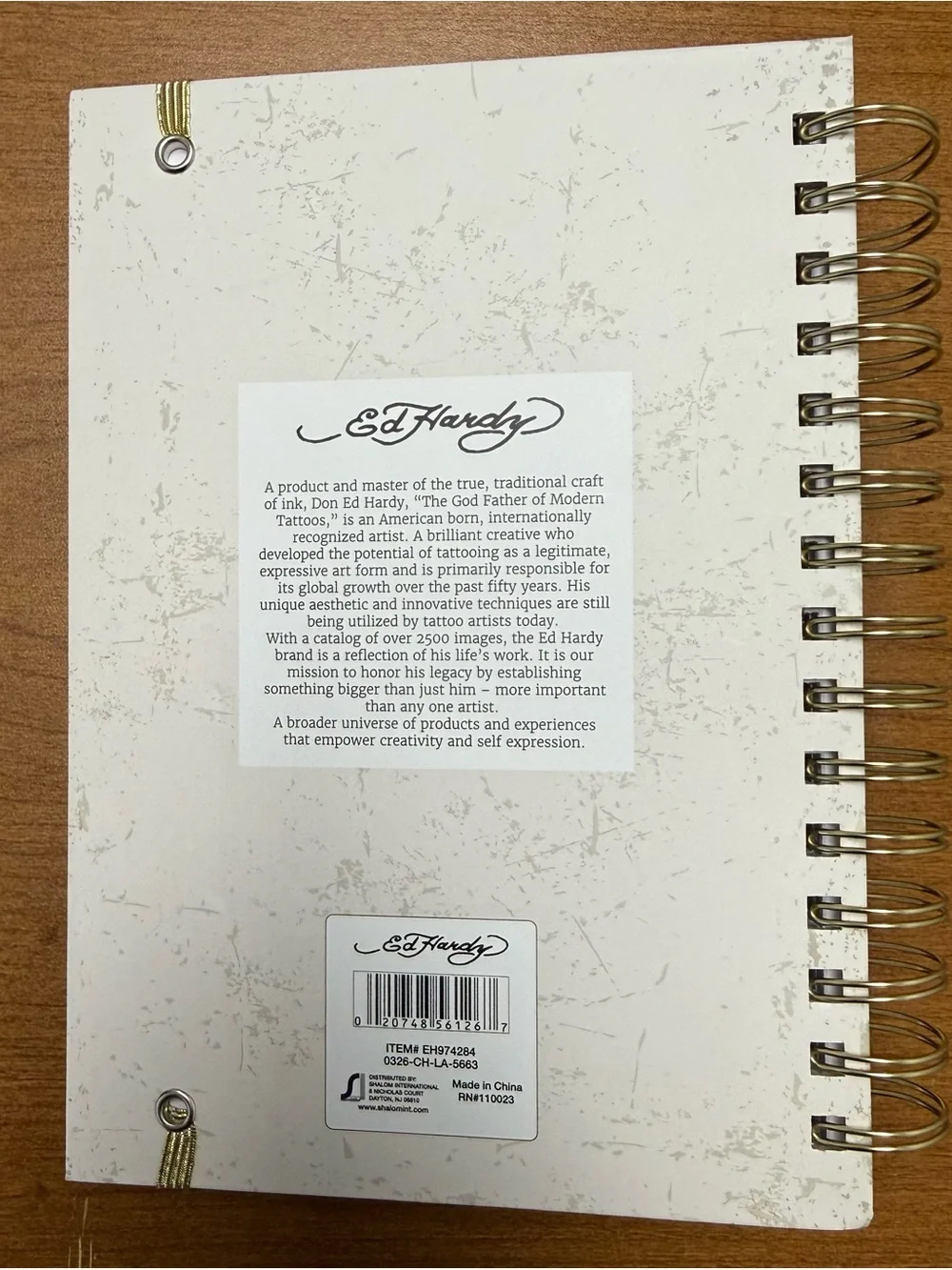 Ed Hardy a5 spiral